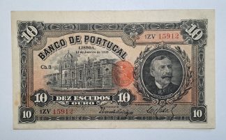 Portugal 10 Escudos 1925 Bela