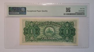 Timor 1 Pataca 1945 Certificada PMG 66