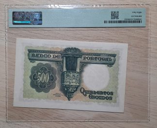 Portugal 500 Escudos 1942 Certificada PMG 58