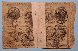 Apólice do Real Erário 5000 reis 1798/9 carimbo D. Miguel I