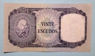 Portugal 20 Escudos 1960 Bela