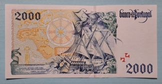 Portugal 2000 Escudos 1997 Quase Nova