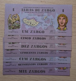 Madeira Conjunto 1-1000 Zargos 1975 Novas. Notas Políticas