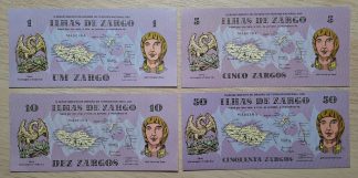 Madeira Conjunto 1-1000 Zargos 1975 Novas. Notas Políticas
