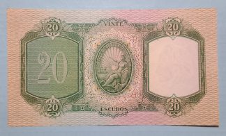 Portugal 20 Escudos 1959 Quase Nova