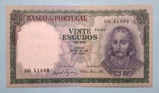 Portugal 20 Escudos 1960 Quase Nova