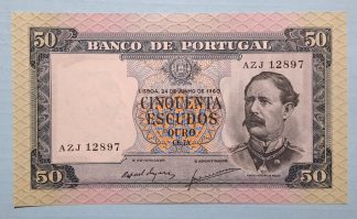Portugal 50 Escudos 1960 Quase Nova