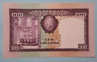 Portugal 100 Escudos 1961 Quase Nova