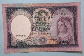 Portugal 1000 Escudos 1961 Bela