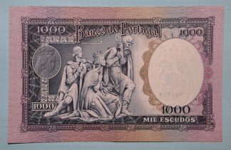 Portugal 1000 Escudos 1961 Quase Nova