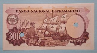 Índia 300 Escudos 1959 Cancelada Nova