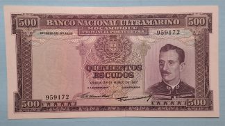 Moçambique 500 Escudos 1967 Bela