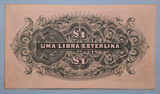 Companhia de Moçambique (Moçambique) 1 Libra 1934 Quase Nova / Nova