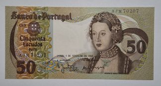 Portugal 50 Escudos 1968 Capicua Quase Nova