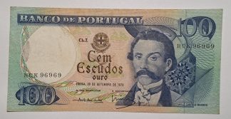 Portugal 100 Escudos 1978 Capicua