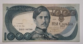 Portugal 1000 Escudos 1968 Capicua