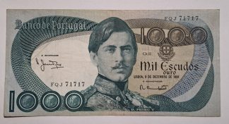 Portugal 1000 Escudos 1981 Capicua