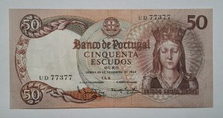 Portugal 50 Escudos 1964 Capicua Bela