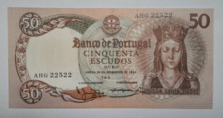 Portugal 50 Escudos 1964 Capicua Quase Nova