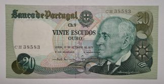 Portugal 20 Escudos 1978 Capicua Bela