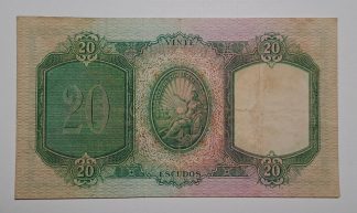Portugal 20 Escudos 1948 Capicua