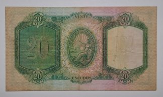 Portugal 20 Escudos 1949 Capicua