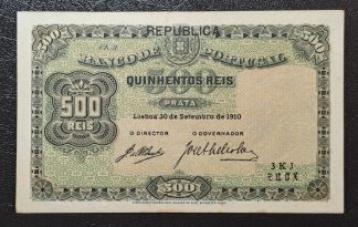 Portugal 500 Reis 1910 Nova