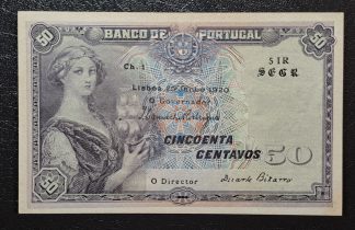 Portugal 50 Centavos 1920 Nova