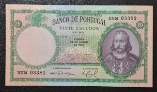 Portugal 20 Escudos 1951 Nova