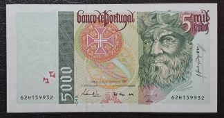 Portugal 5000 Escudos 1997 Nova