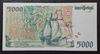 Portugal 5000 Escudos 1997 Nova
