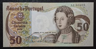 Portugal 50 Escudos 1968 Capicua Nova