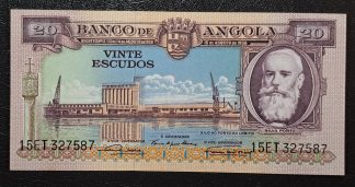 Angola 20 Escudos 1956 Nova