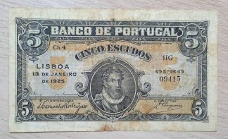 Portugal 5 Escudos 1925