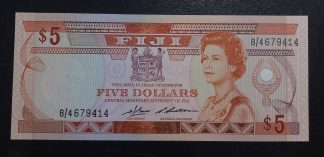 Fiji 5 Dollars ND(1986), KM.83a, AUnc