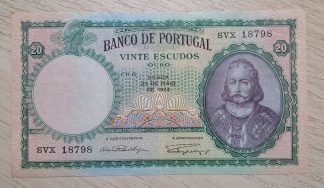 Portugal 20 Escudos 1954