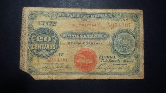 São Tomé 20 Centavos 1914