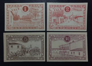 Coleção Completa 4 Cédulas da C.M. Cuba Novas