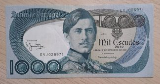 Portugal 1000 Escudos 1980 Bela
