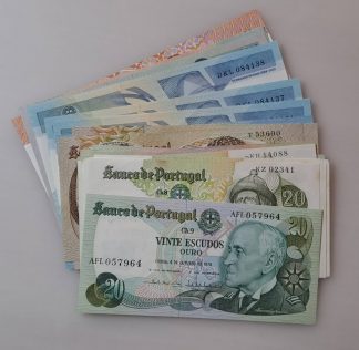 Lote de 28 notas portuguesas Quase Novas