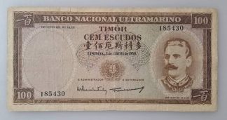 Timor 100 escudos 1959