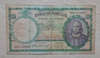 Portugal 20 escudos 1954