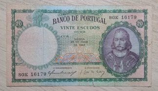 Portugal 20 escudos 1954