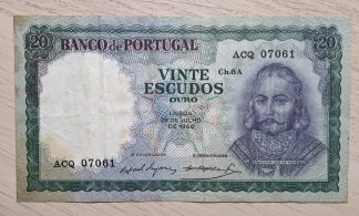 Portugal 20 escudos 1960