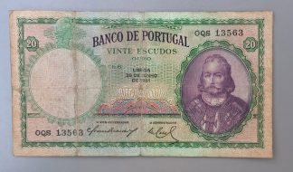 Portugal 20 Escudos 1951
