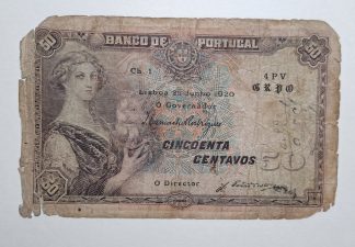 Portugal 50 Centavos 1920