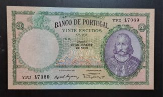 Portugal 20 Escudos 1959 Quase Nova
