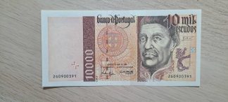 Portugal 10000 Escudos 1996 Quase Nova