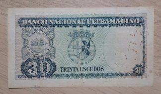Timor 30 escudos 1959 RARO de aparecer