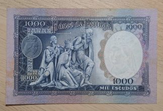 Portugal 1000 escudos 1961 Uma Letra